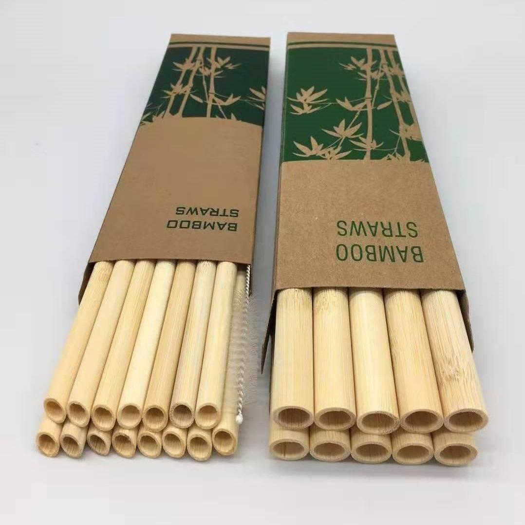 Bamboo drinking straws wholesale B2B product view
