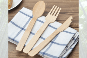 Bamboo cutlery compostable