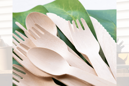 Wooden cutlery biodegradable