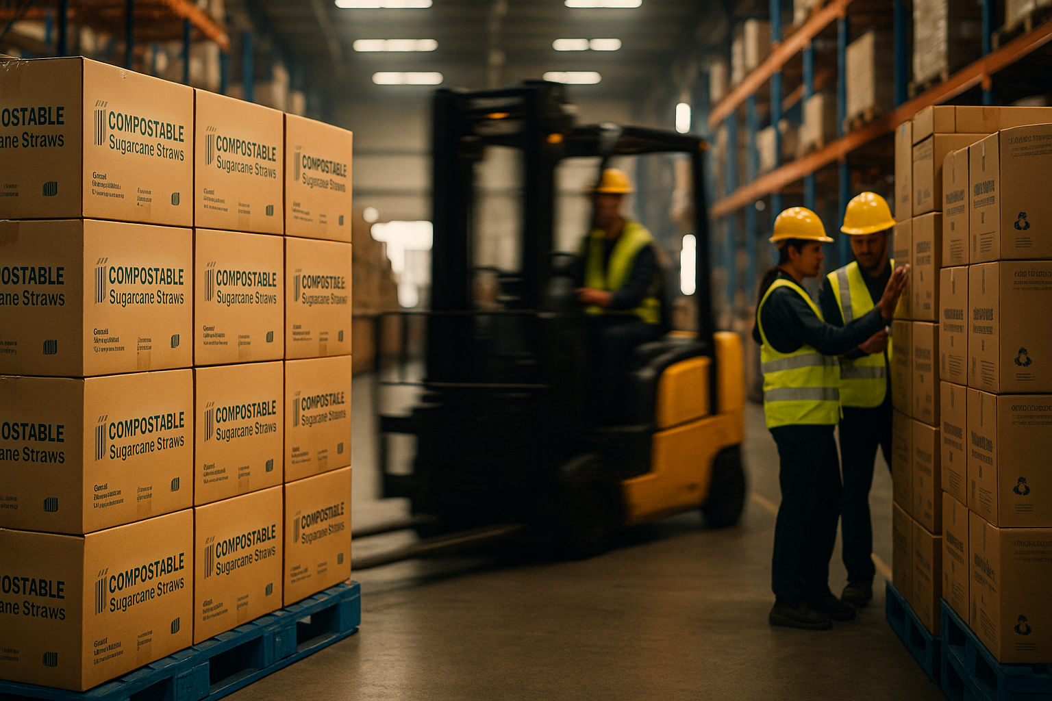 Warehouse and Distribution of Sugarcane Straws