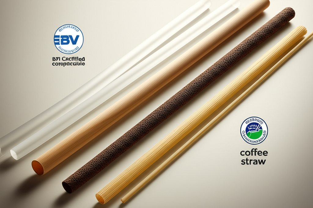 Illustration of a hand holding a durable, non-soggy straw, emphasizing reliability and user satisfaction.