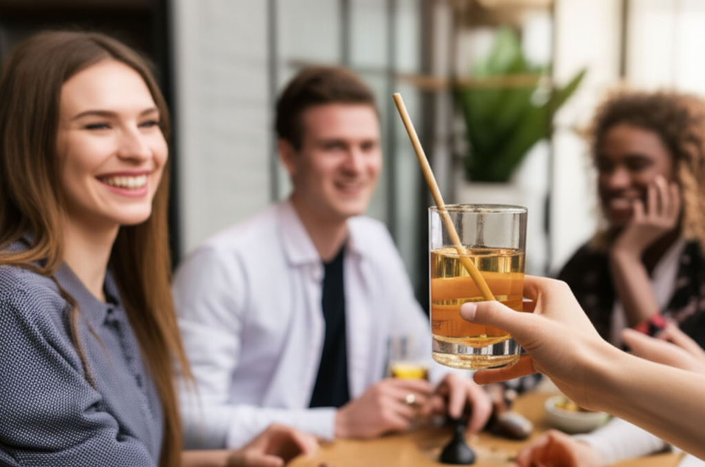 Certified PFAS-free bio straws