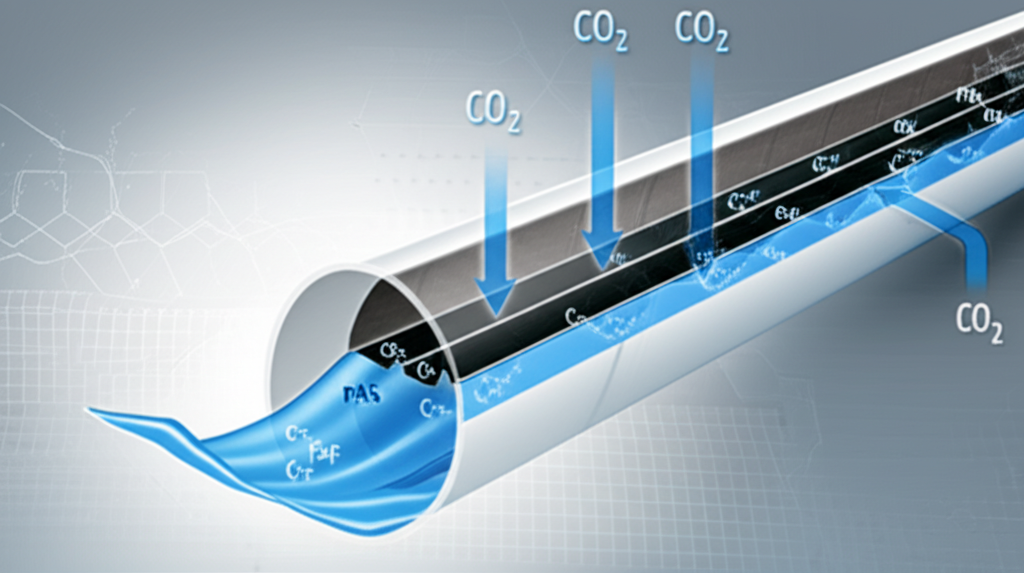 Illustration of greenwashing concept