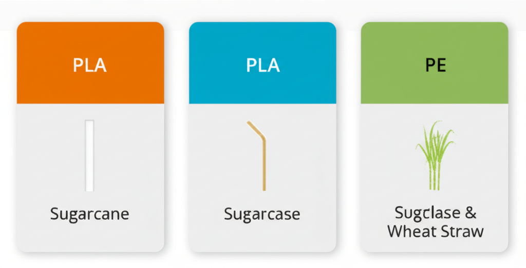 Sustainable supply chain illustration