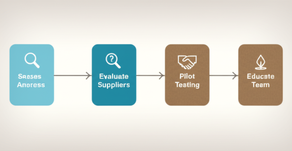 Flowchart on assessing needs for sustainable straw selection