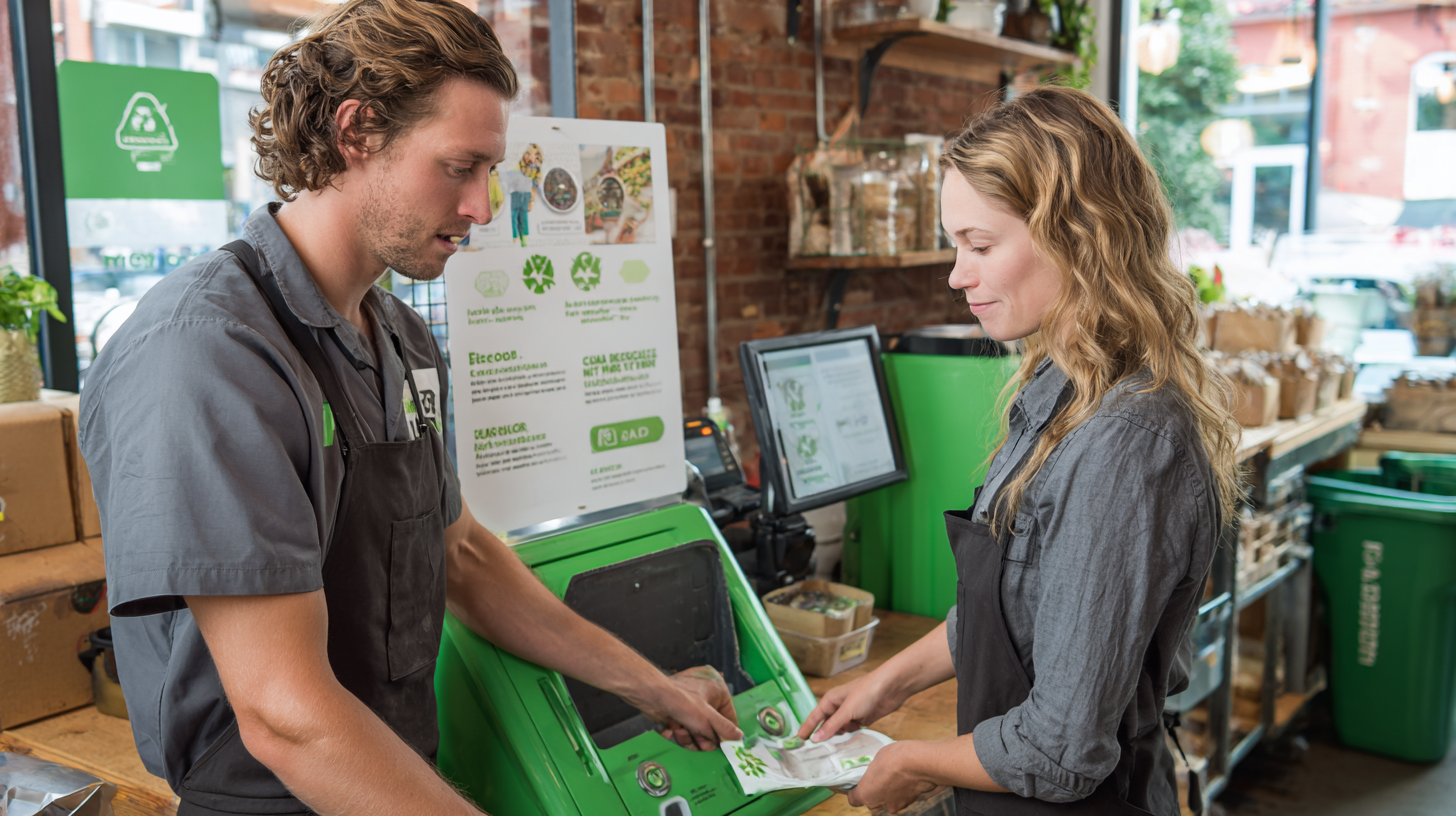 Restaurant compostable waste sorting