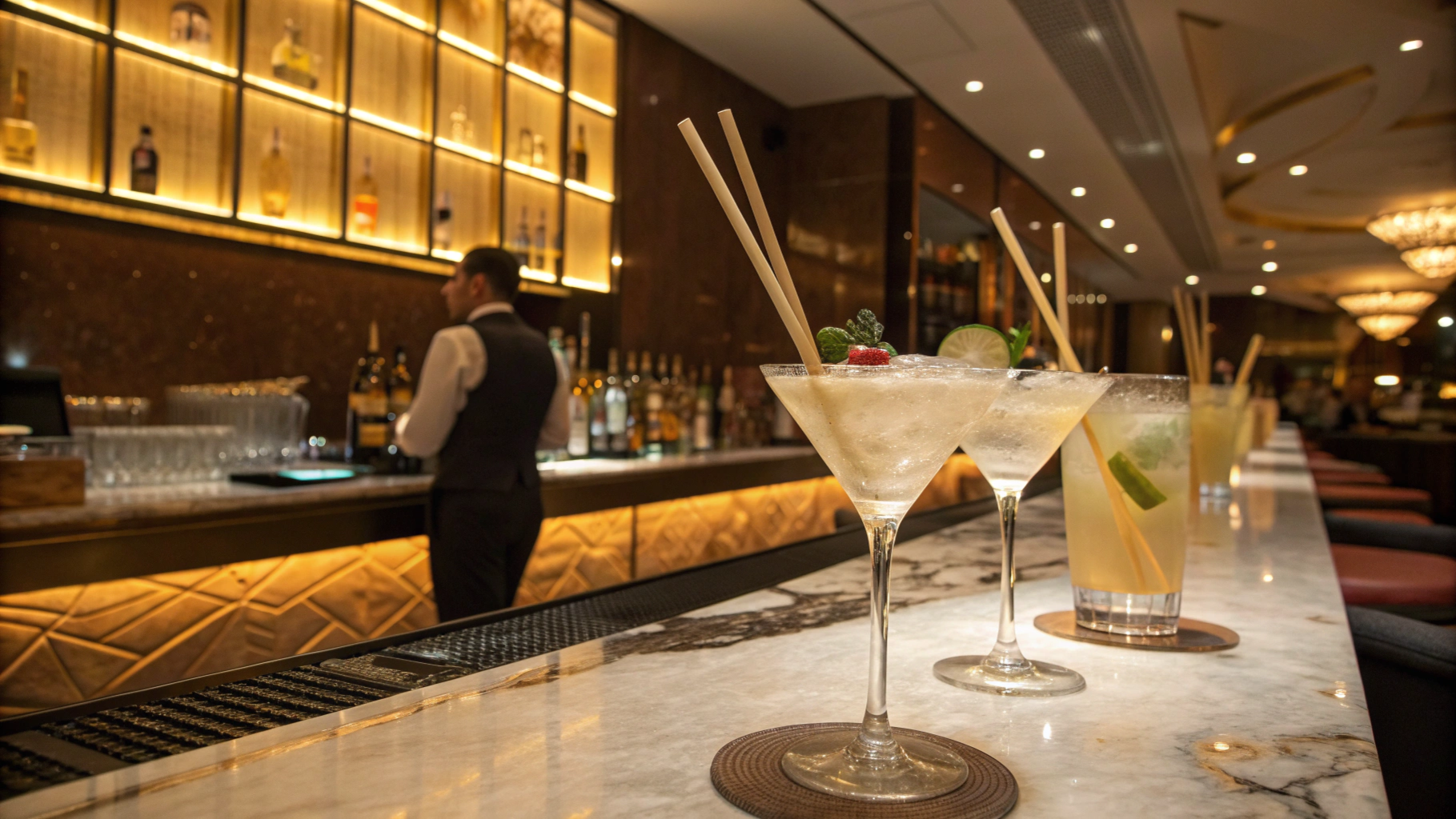 Sustainable straws for hotels and bars