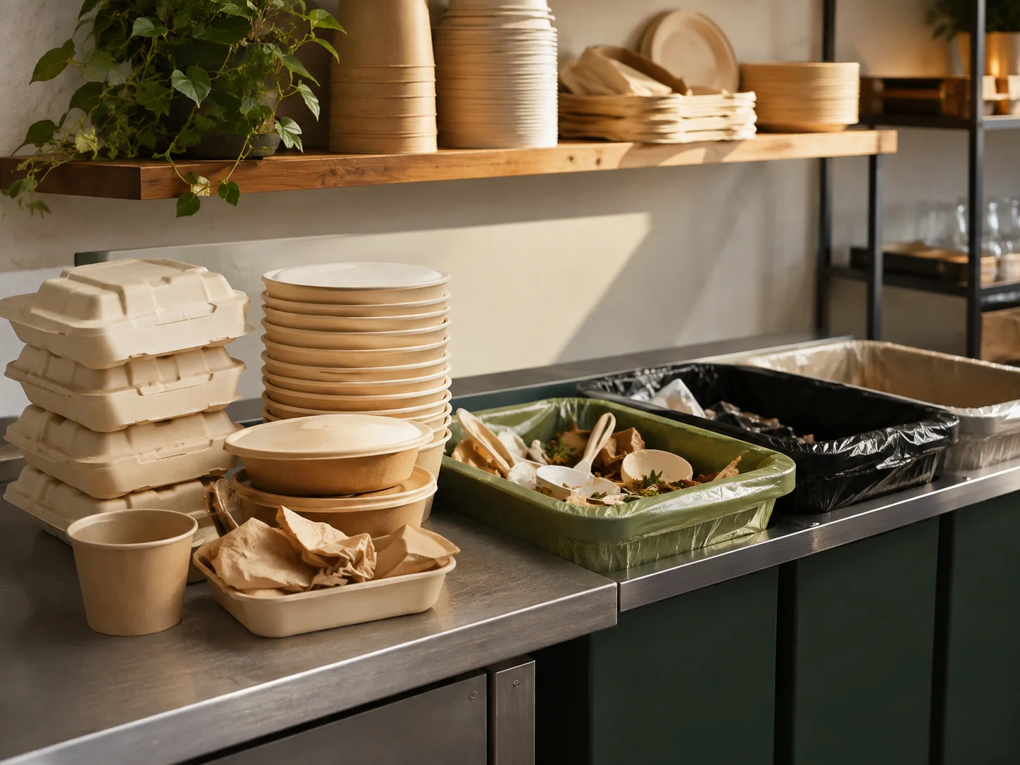 Compostable tableware and cutlery for foodservice — foodservice range