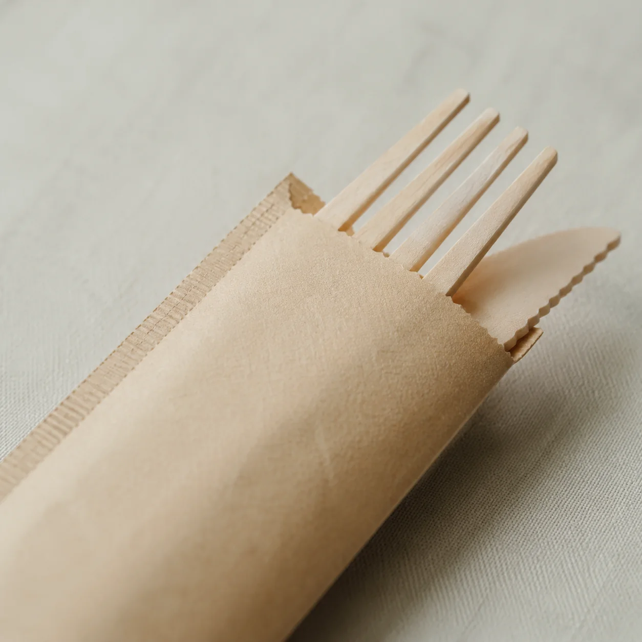 Compostable tableware and cutlery for foodservice — foodservice counter