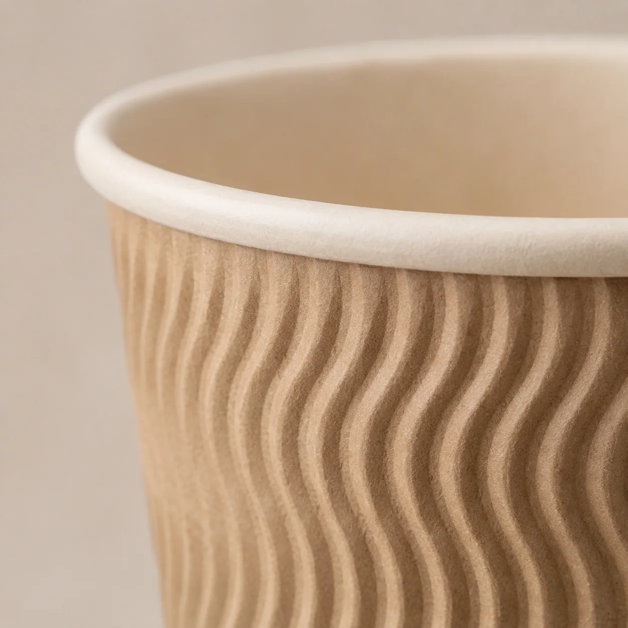Compostable paper cups and lid options — cold cup range